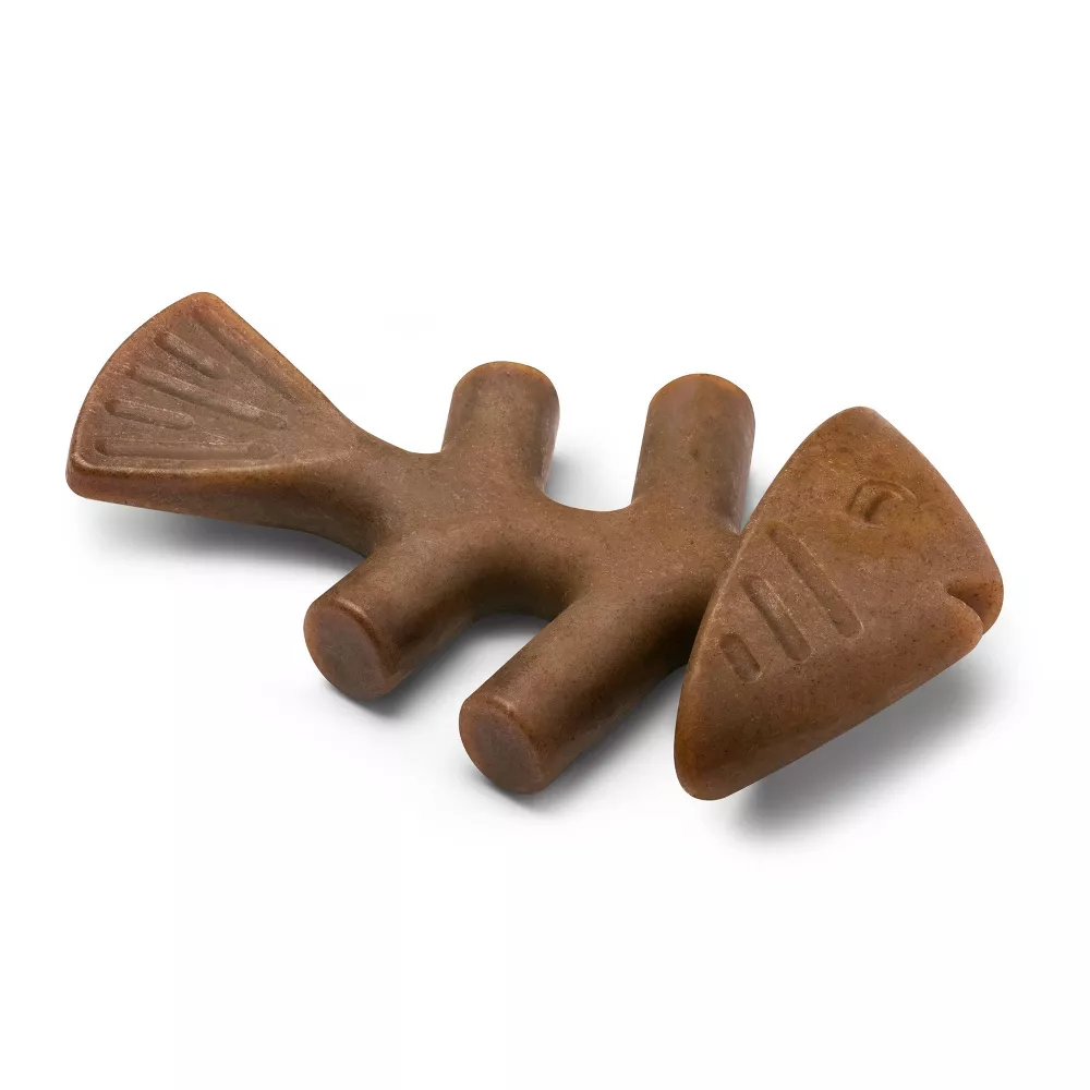 Juguete de masticar para perros forma de espina de pescado resistente