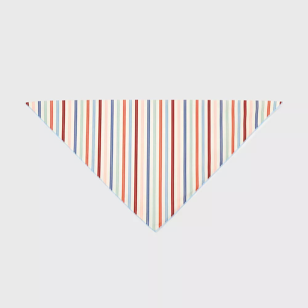 Bufanda triangular rayada para perros y gatos talla universal