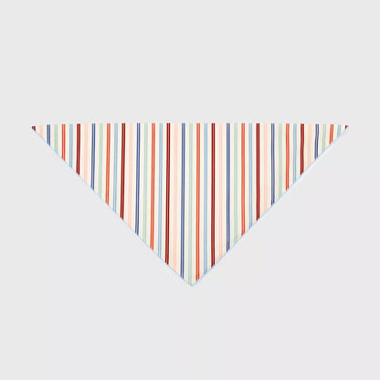 Bufanda triangular rayada para perros y gatos talla universal